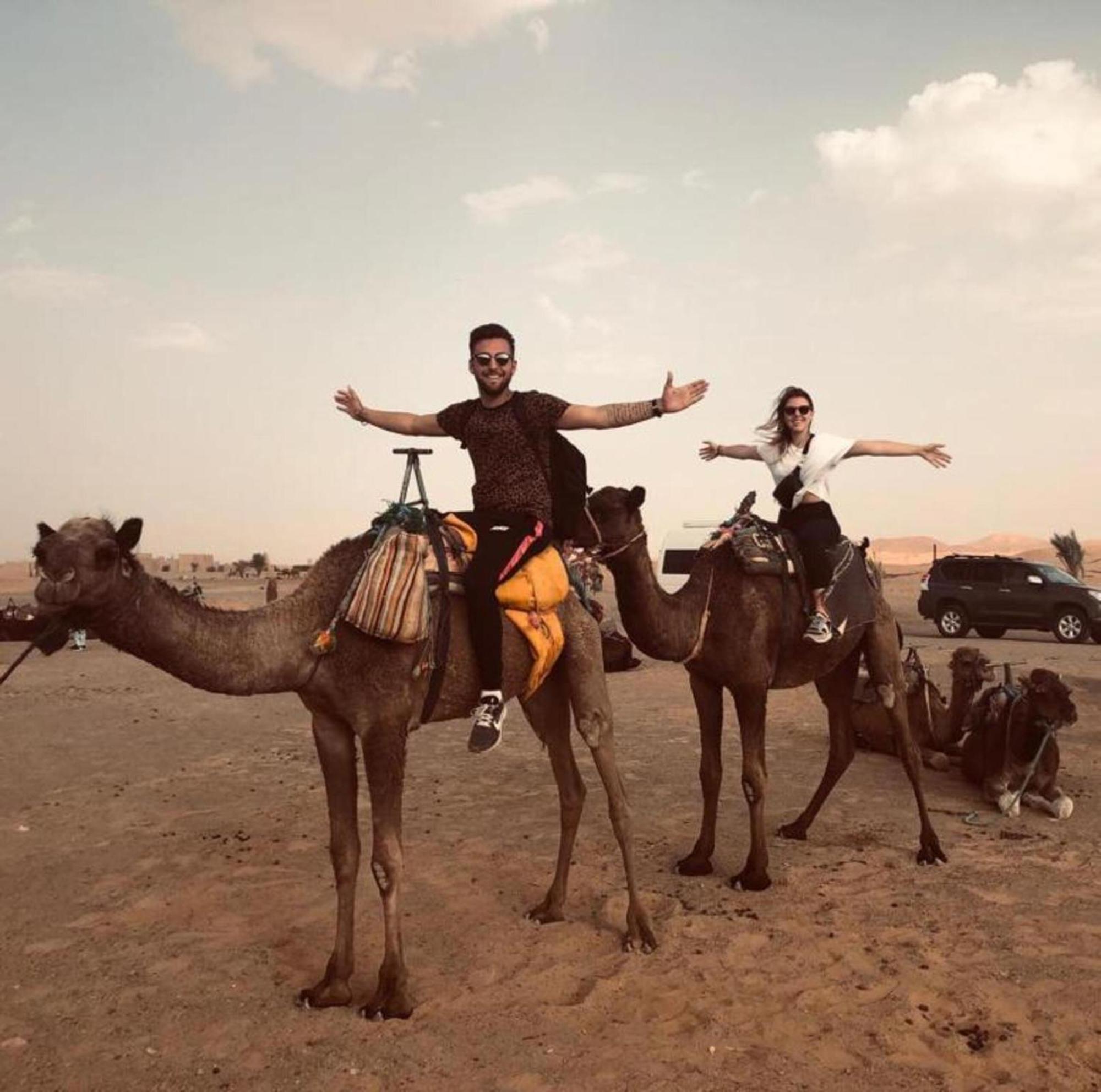 Camel Trekking Desert Camp เมอร์ซูกา ภายนอก รูปภาพ