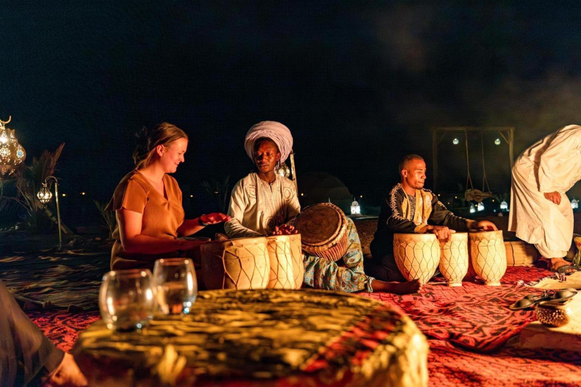 Camel Trekking Desert Camp เมอร์ซูกา ภายนอก รูปภาพ