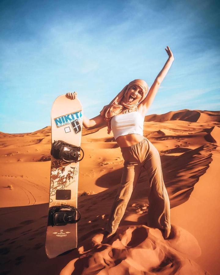 Camel Trekking Desert Camp เมอร์ซูกา ภายนอก รูปภาพ
